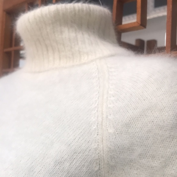 The Limited- off white Angora wool sweater - Picture 2 of 5